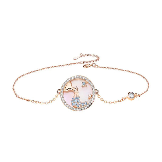 Sterling Silver Twelve Constellations Bracelet for Women